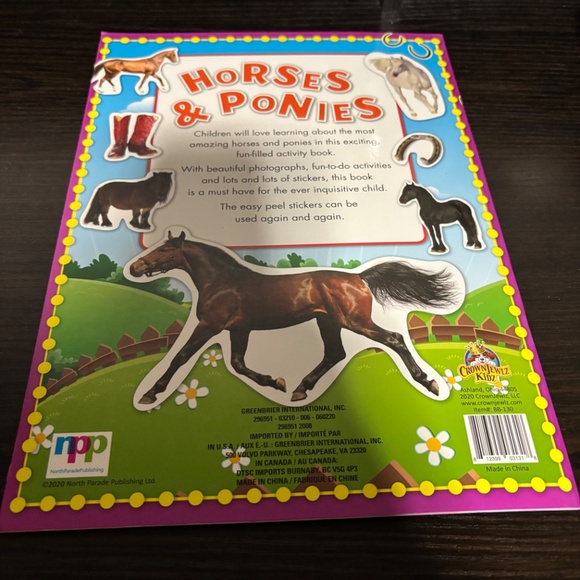 Horse and Pony Sticker/ Activity Book - Picture 2 of 3